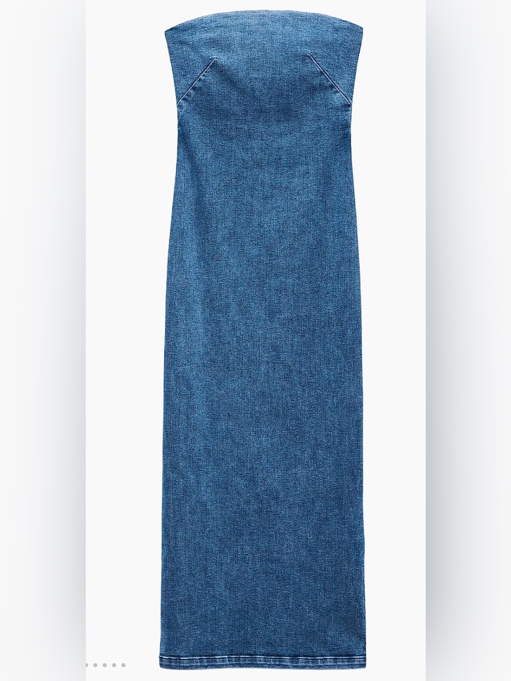 Rag and Bone Jasmine Strapless Denim Dress